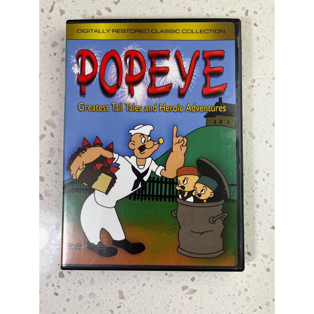 POPEYE: GREATEST TALL TALES AND HEROIC ADVENTURES DVD 2004 Animation EXC